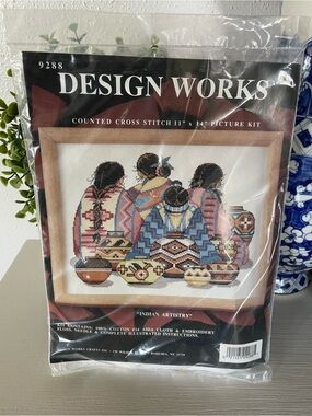 Design Works "INDIAN ARTISTRY" Counted Cross Stitch Kit 9288 SEALED